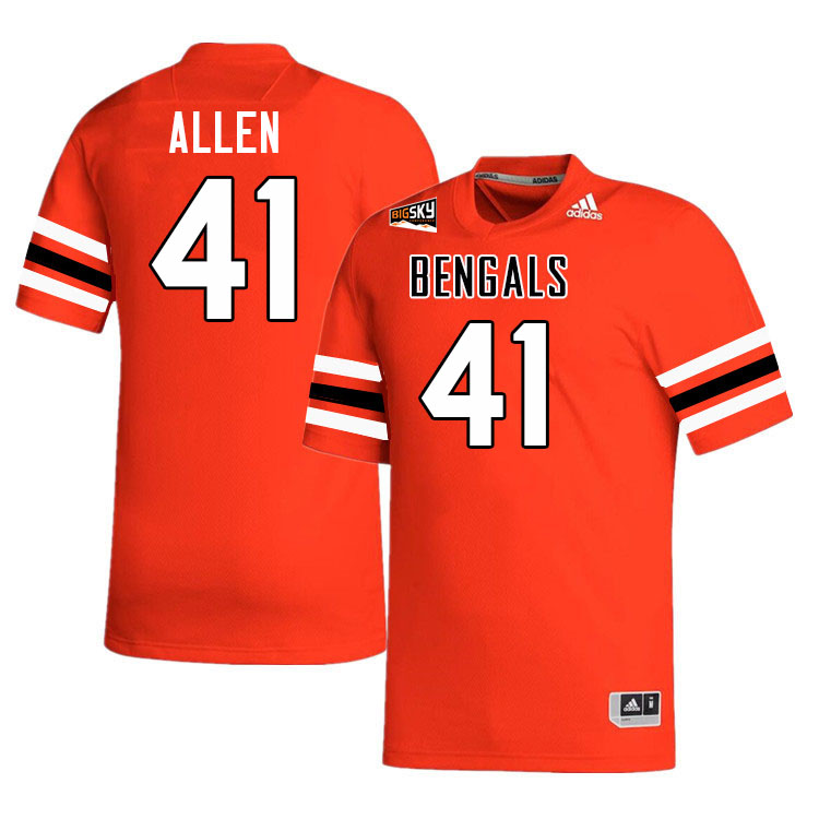 Idaho State Bengals #41 Jared Allen College Football Jerseys,Uniforms Stitched-Orange